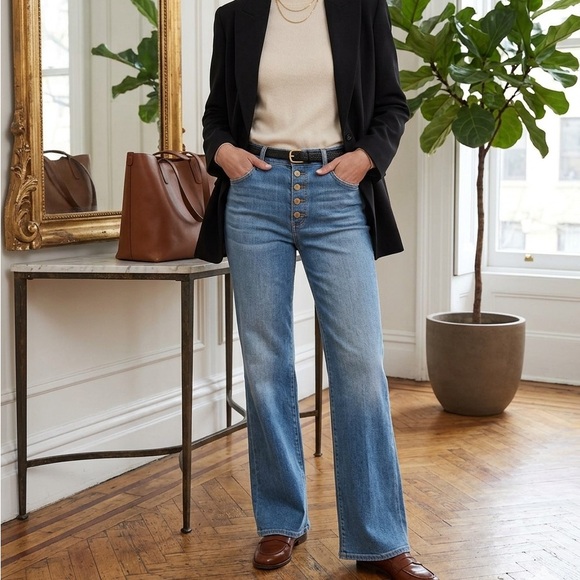 Veronica Beard Denim - Veronica Beard High Rise Blue Jeans